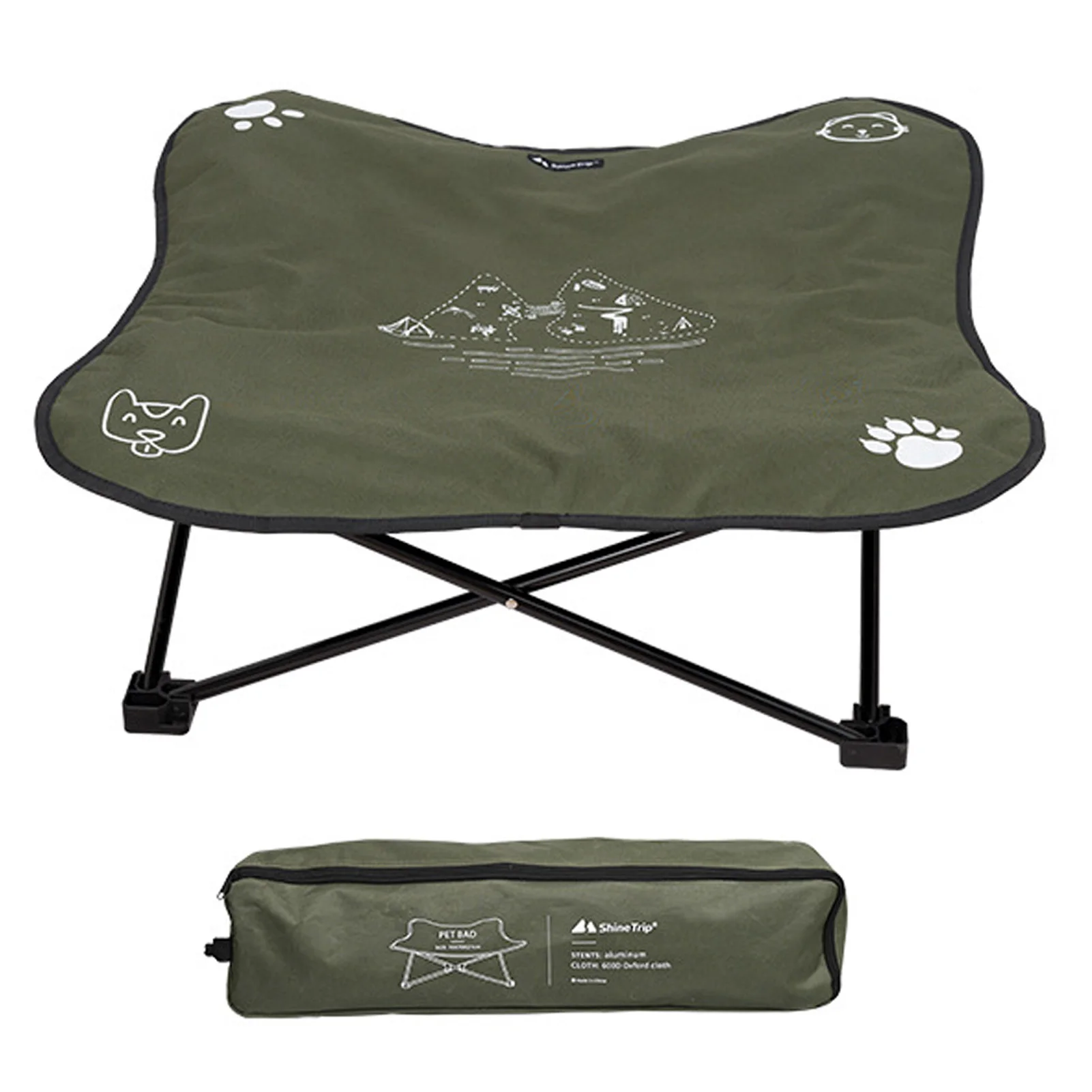 

Кемпинговые кровати для собак, мягкая подушка, кроватки для собак, приподнятая кровать для собак, складной кронштейн из алюминиевого сплава, мягкая подушка, кроватки для собак