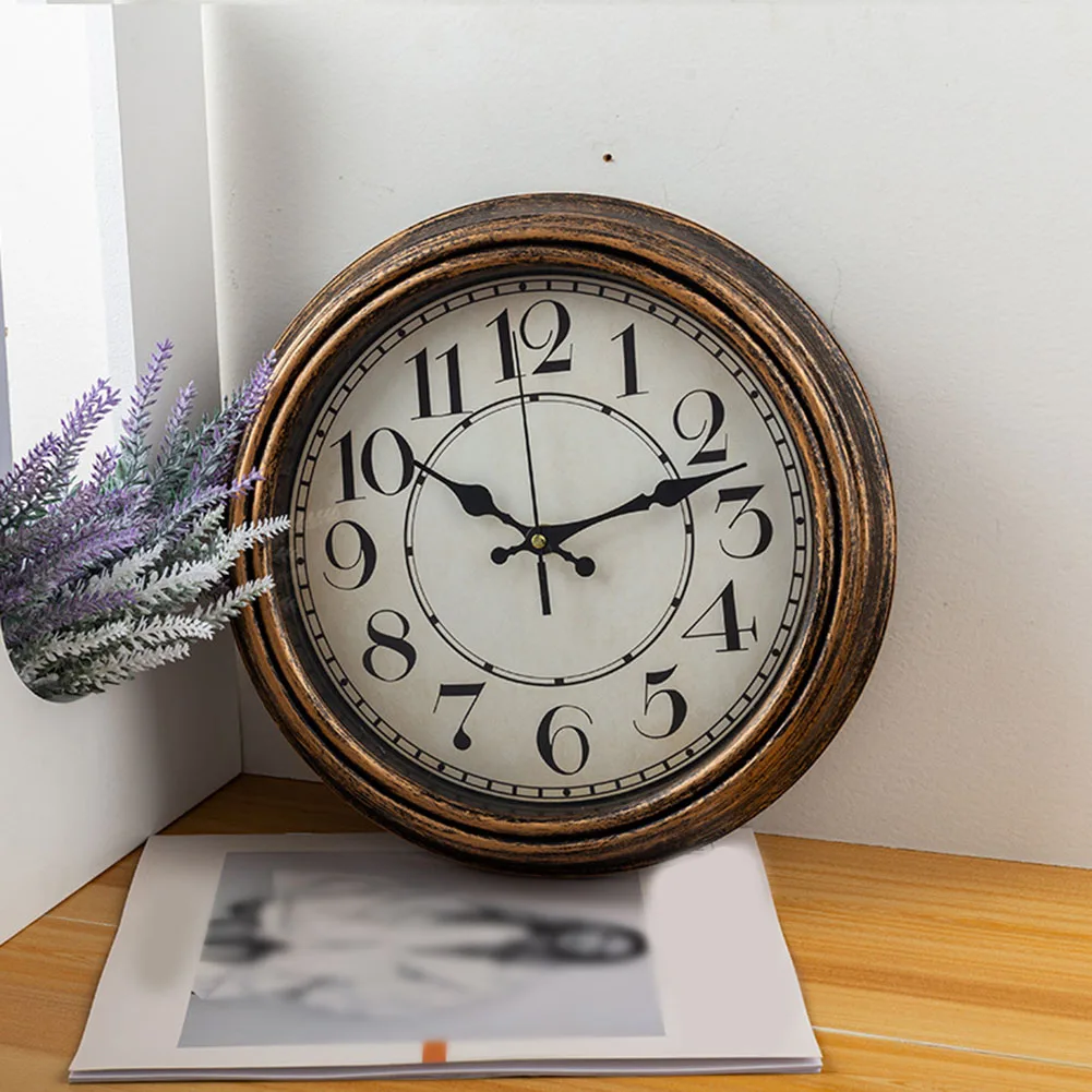 Alkaline Or Rechargeable Batteries Inch Wall Clock Battery Operated Wall Decor Accurate Timekeeping Battery Operated