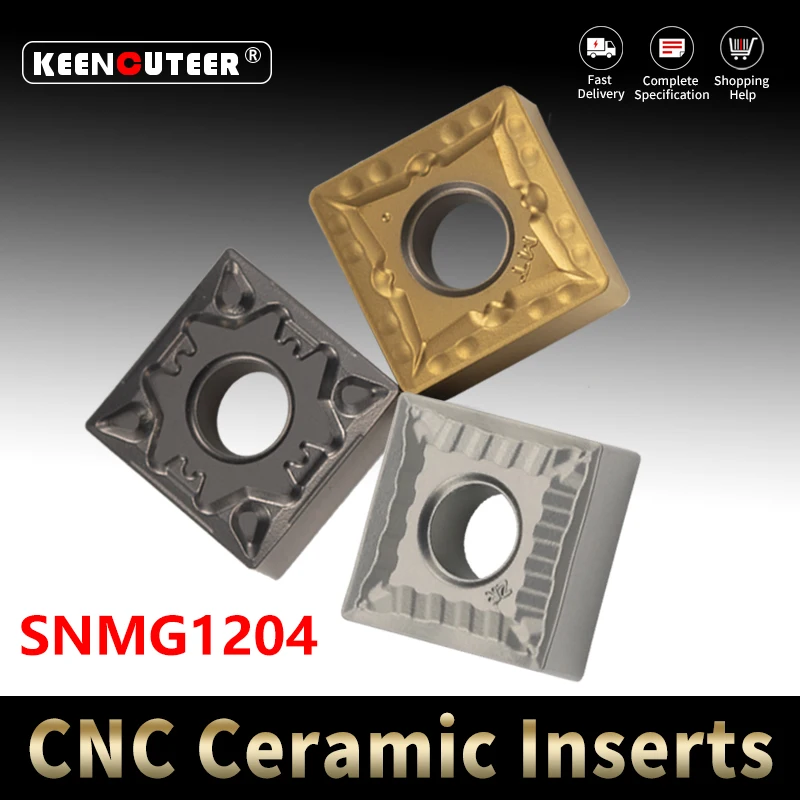 SNMG120404-HQ SNMG120404-MT SNMG120404-MT  Insert for Cermet Blade Lathe Parts CNC Cutter MSDNN Cutting External Turning Tool