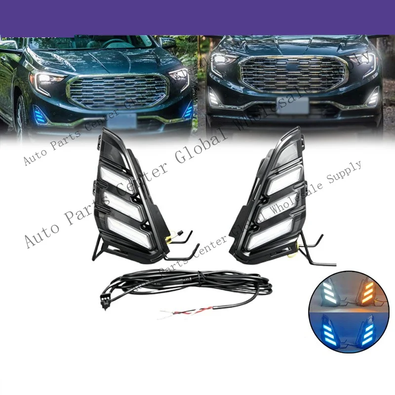 Z+ For 2018-2021 2020 GMC Terrain LED Switchback Fog Turn Signal Light DRL Lamp Kit