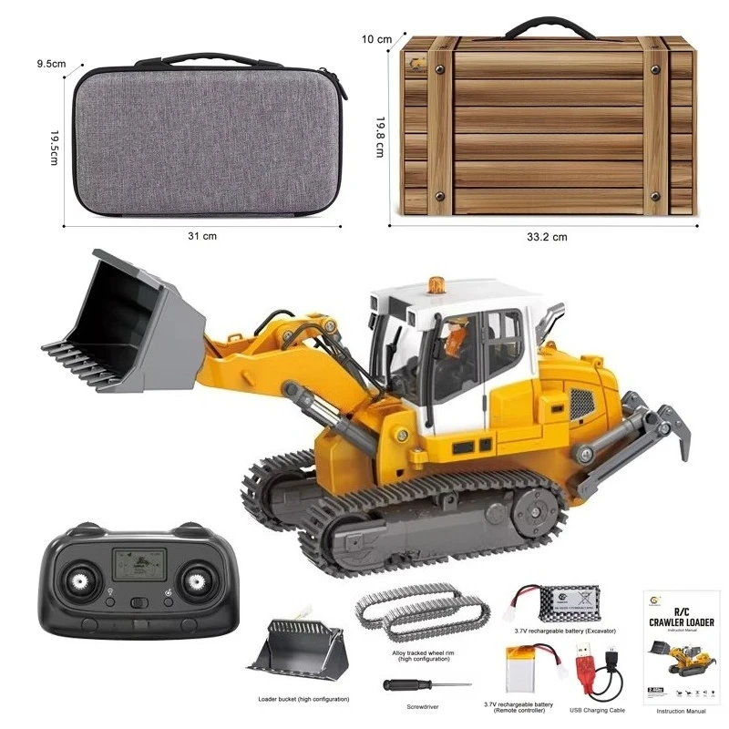 636 1/50 Electric Remote Control RC Loader Earth Mover Truck Vehicle Model Cars Vehicle Model