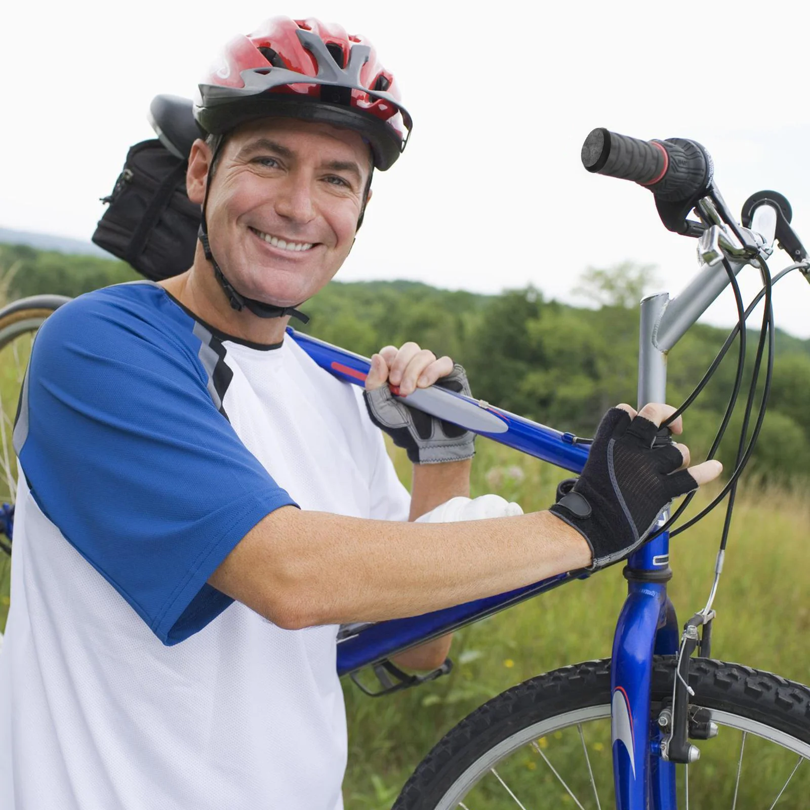 

20Pcs Handlebar Bar End Caps Bike End Caps 22mm Rubber Plugs Protective Covers Fits Road Mountain Handlebar Plugs