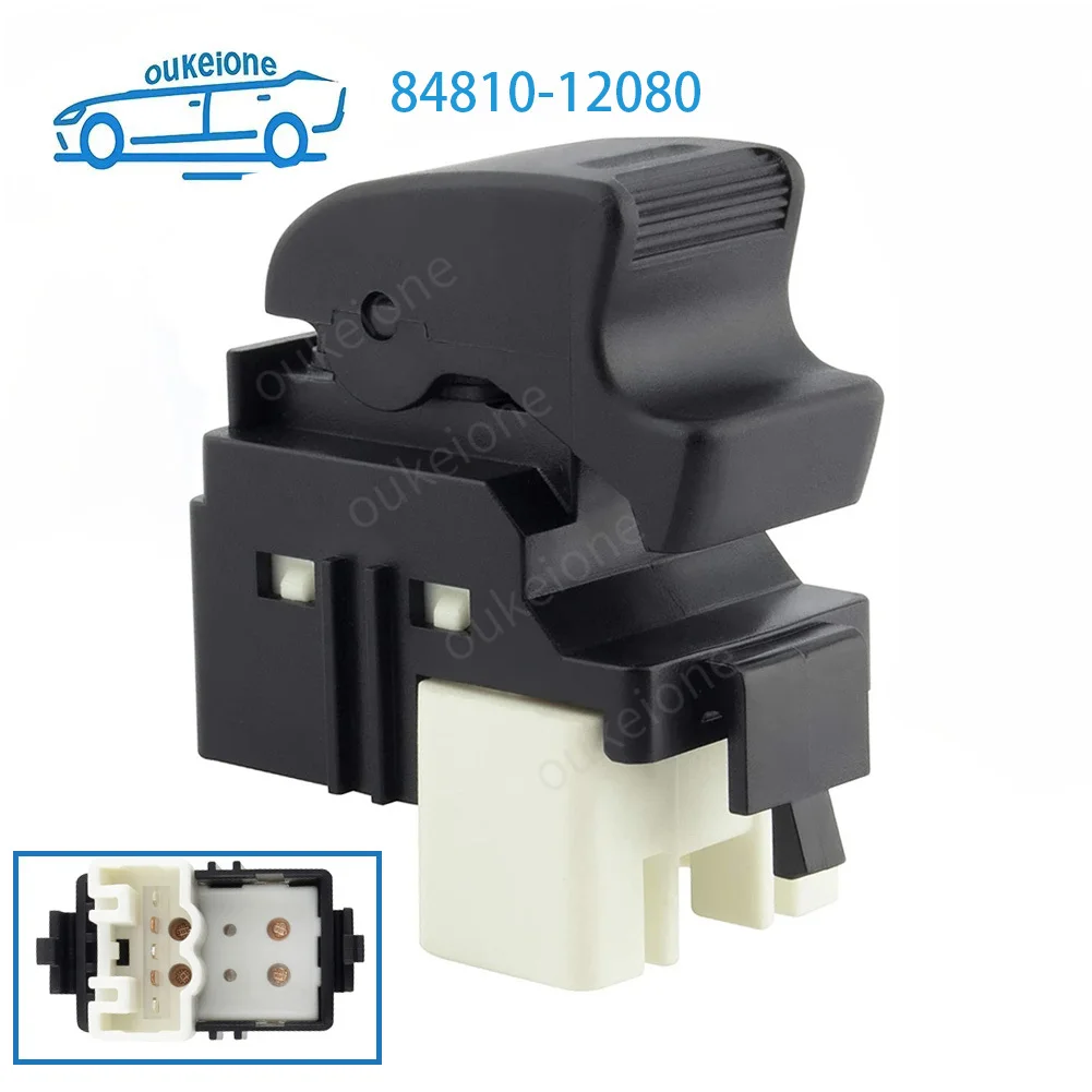 Para toyota corolla coroa hiace hilux vios prius rav4 yaris lado do passageiro botão de controle do interruptor da janela elétrica 84810-12080