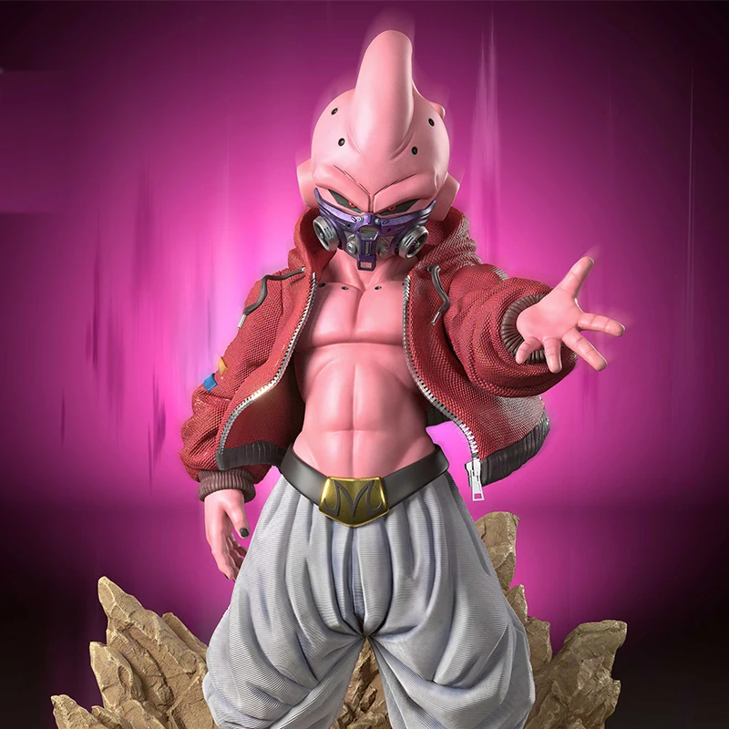 20 centimetri Anime Dragon Ball Action Figure Maschere Majin Buu Figura Dbz Decorazione Super Buu Statua Illuminato Modello PVC Collezione di Giocattoli