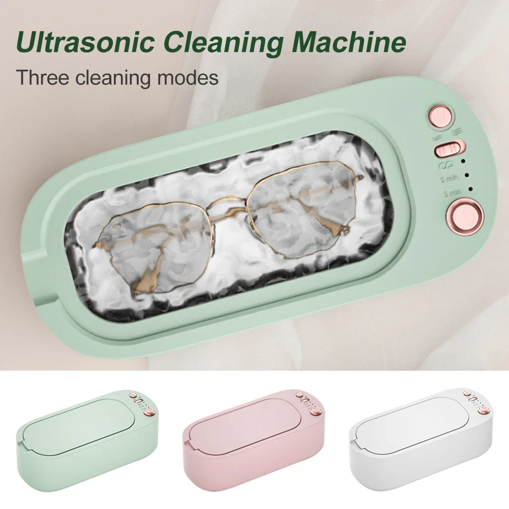 Ultrasonic Glasses High-frequency Vibration Cleaning Machine Electric 3 Gear Jewelry Watch Multi Function TimingCleaning Machine