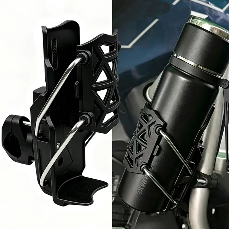 Motorcycle Water Bottle Holder 360° Rotatable For Yamaha Tenere 700 1200 T7 XTZ1200 TRACER 7/9GT 700/900GT Anti-Shake Cup Mount