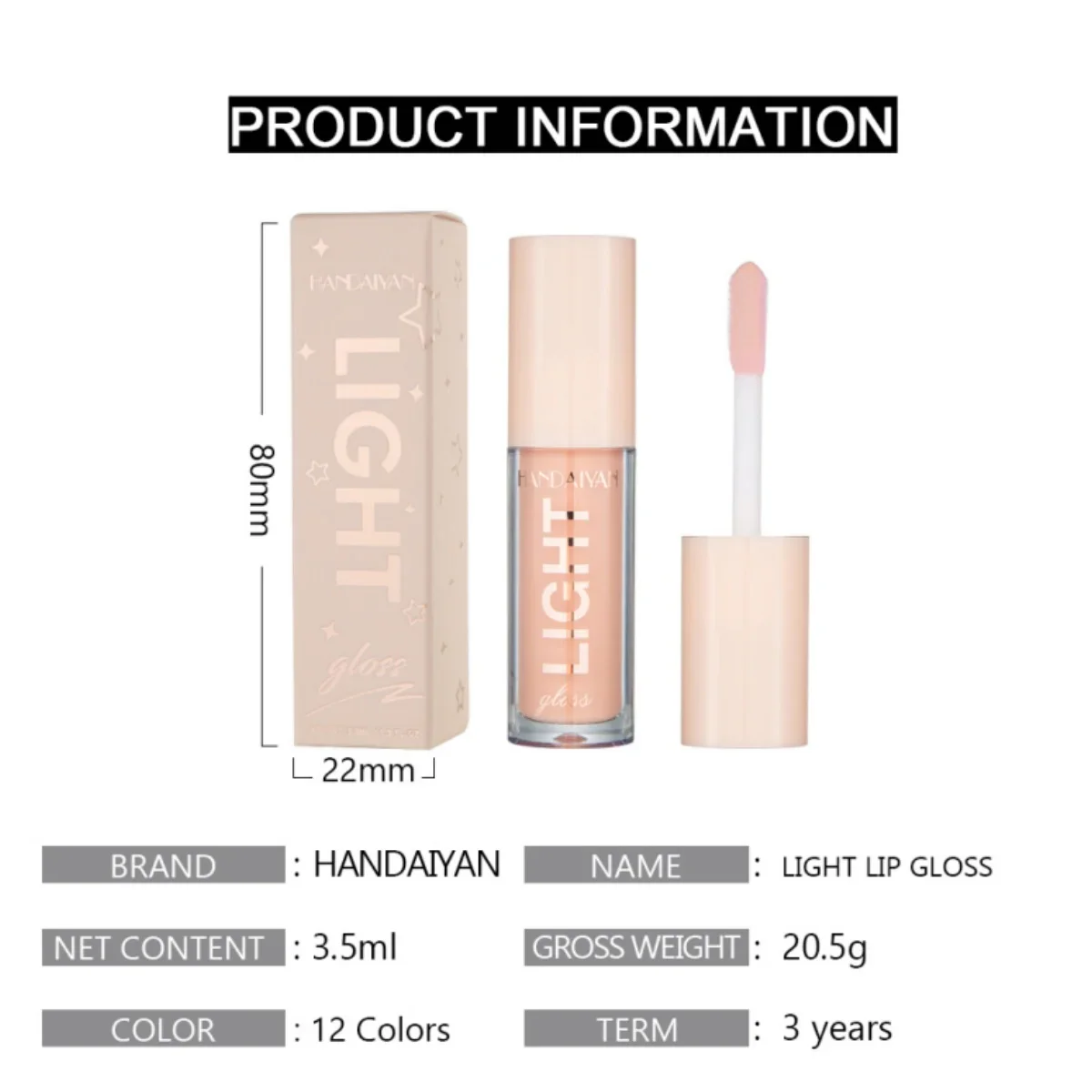 Mirror Glass Lip gloss 12 Colors Moisturizing Lip glosses Long Lasting Lipgloss Clear Jelly Honey Lip Balm Women Makeup Cosmetic