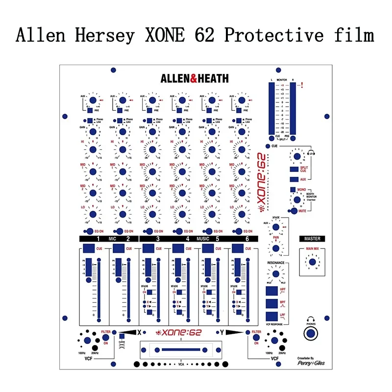 

Allen Hersey XONE 62 Skin Mix Console Panel Protective film