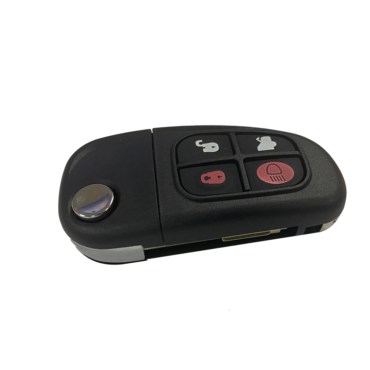 Caso de Shell remoto do carro para Jaguar X S Type, Auto Smart Control, Substitua a chave Flip, acessórios do carro, XJ XJR, 1999-2009, melhor chave