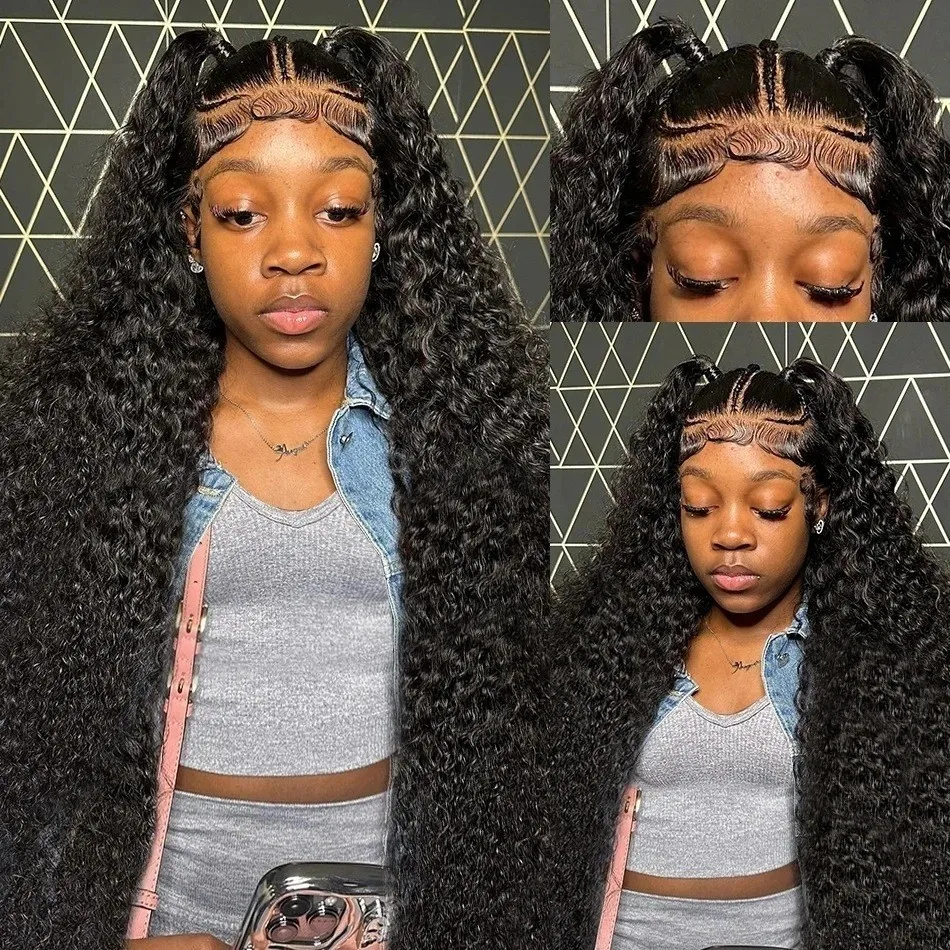 

Пятно Полный парик из натуральных волос Головной убор Парик из человеческих волос Африканский головной убор 13*4