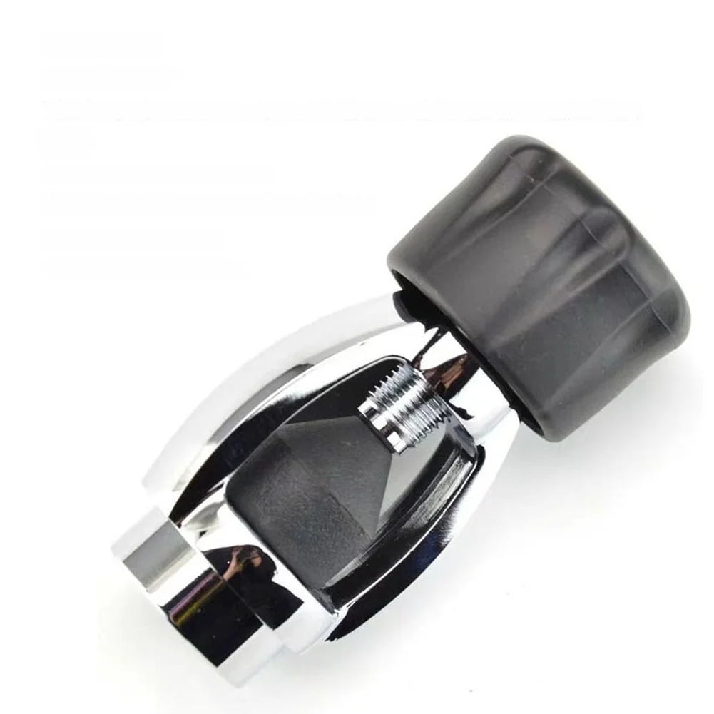 Scuba Tank Inflation Adapter G5/8 Thread for DIN and For YOKE First Stage Compatibility Solid Brass for Stable Air Delivery