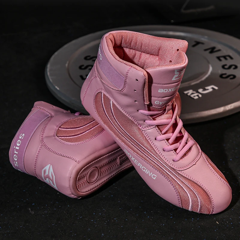 2025 أحذية مصارعة كبيرة الحجم للرجال أحذية رياضية مريحة للقتال مجانية مانعة للانزلاق ممتصة للصدمات أحذية ملاكمة القتال