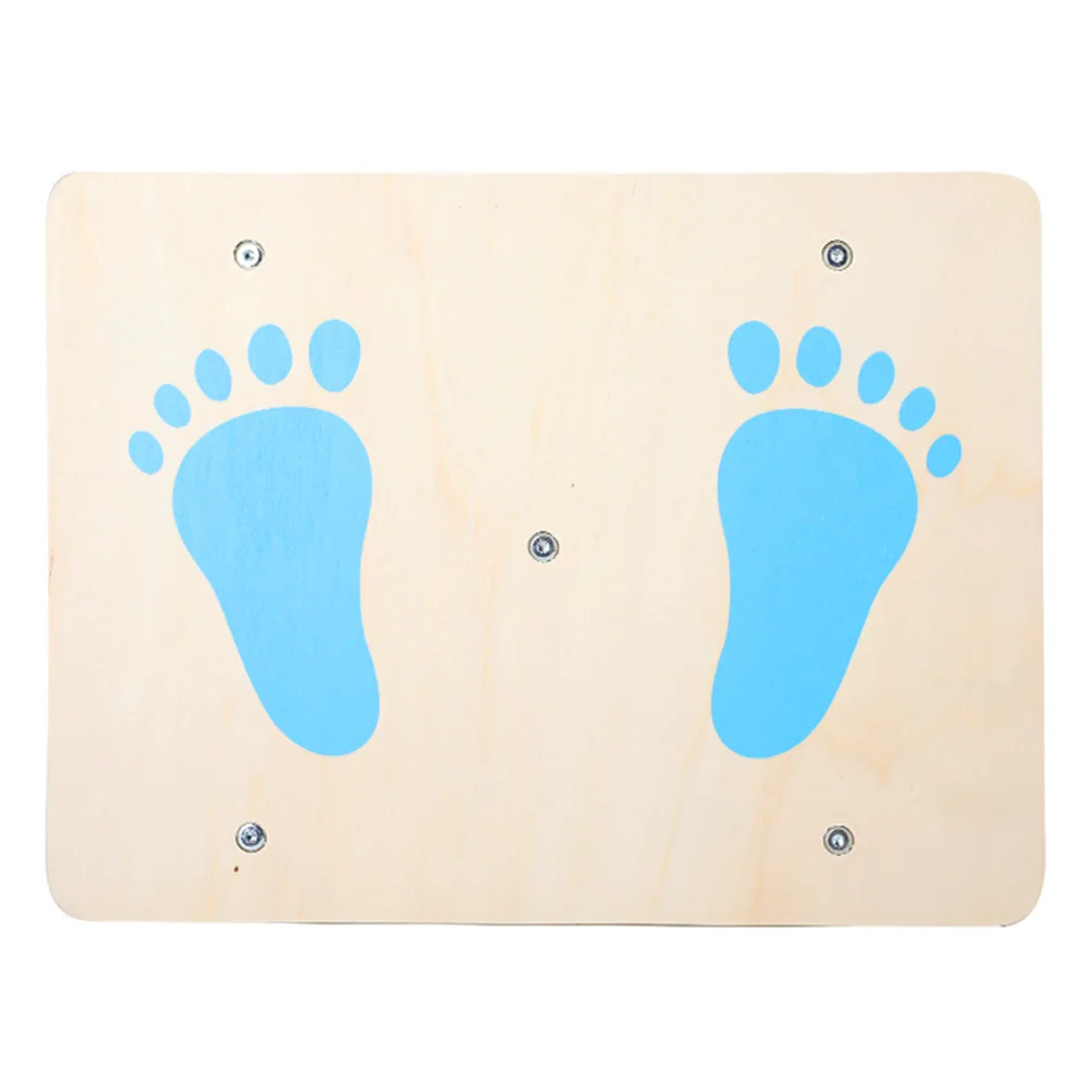 

Balance Board Trainer Single Foot Stool Kids Balance Training Chair Rocker Children Sports Ability Wooden Toy Home School