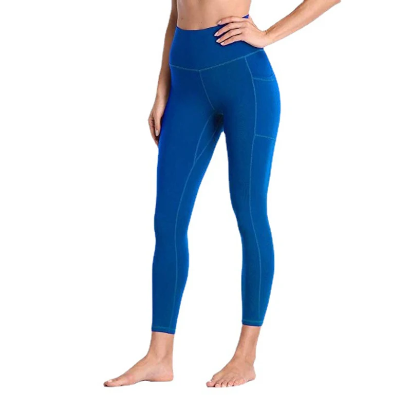 Vita alta Fitness Running Yoga Pants Sport Seamless Push Up Leggins Scrunch Bum Leggings donna palestra calzamaglia sportiva donna