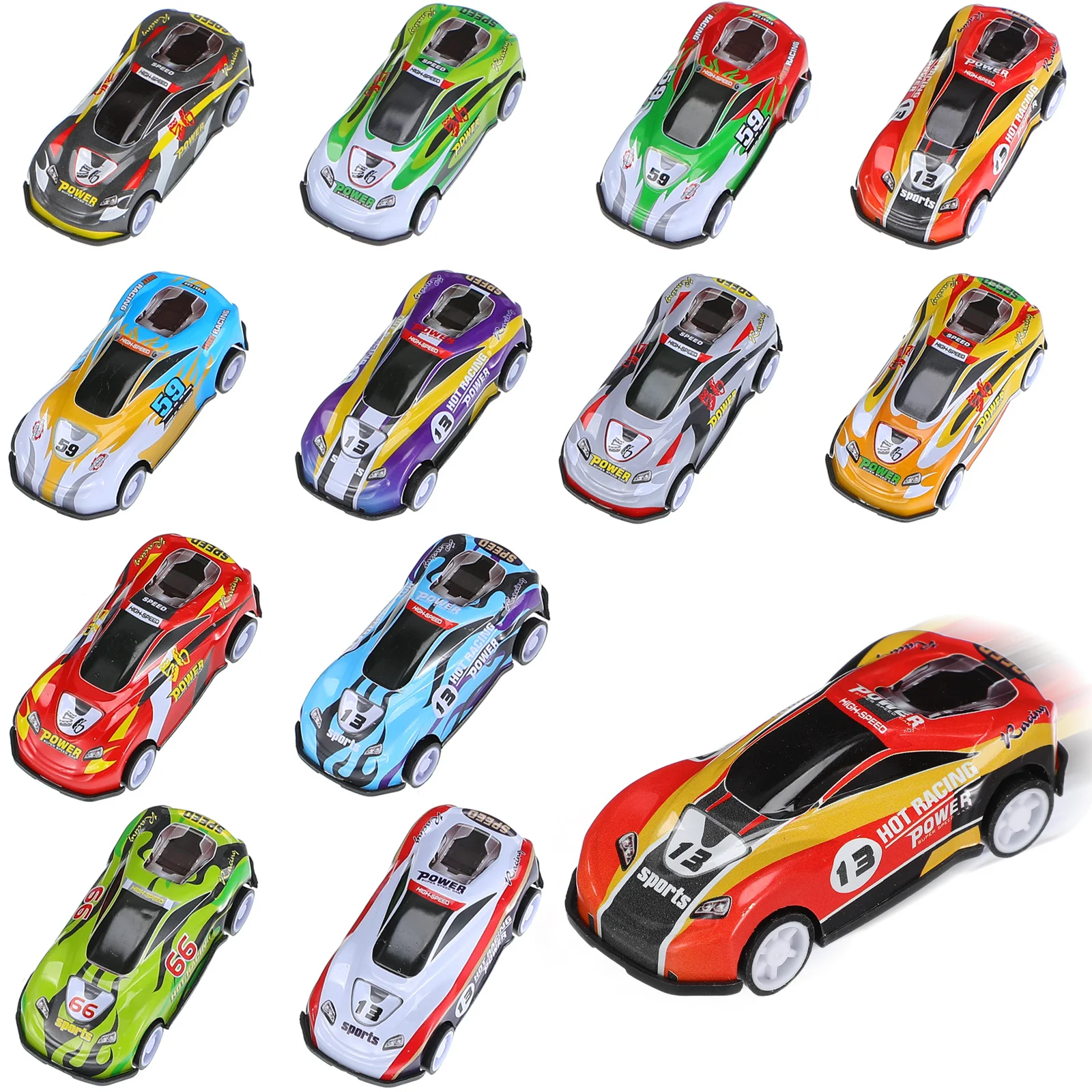 25 قطعة من نماذج ألعاب السيارات الصغيرة من Vaguelly للأطفال، مجموعة ألعاب ديكور لسطح الطاولة، ألعاب سيارات البناء