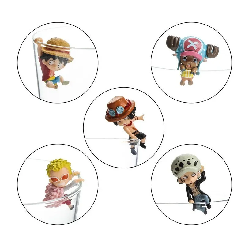 ONE PIECE Figurine Japan Anime Gashapon Capsule Toy Office Table Cup Ornaments Children Birthday Gifts