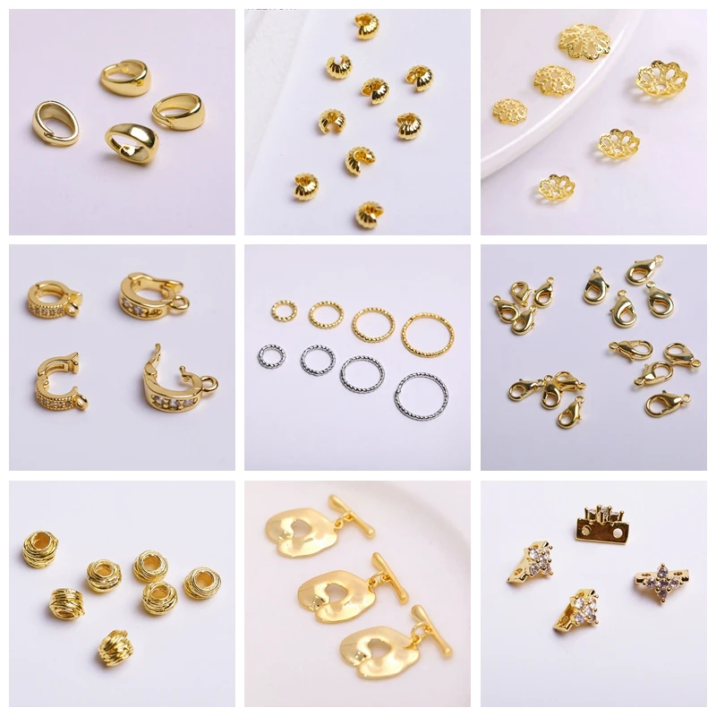 Abstands perlen aus 18 Karat vergoldetem/versilbertem Messing mit langen 9mm Rohr perlen in Knochen form für die Schmuck herstellung liefert DIY-Armband zubehör – Detail 34