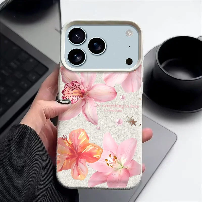Phone Case For Samsung A56 A17 A26 A36 S23 Ultra S24 Ultra S25 Ultra S24 Fe Soft Shockproof Floral Design Anti Fall Funda