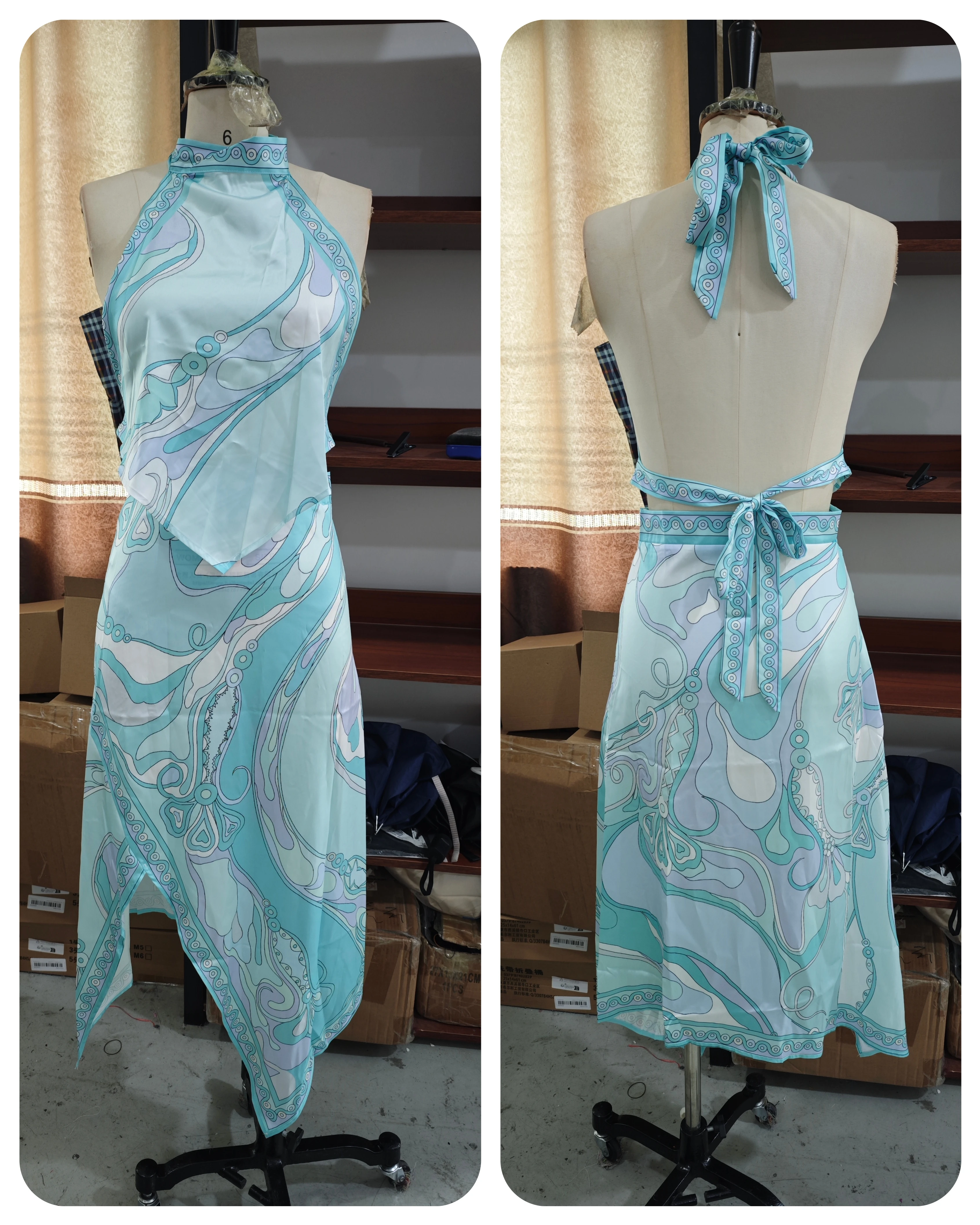a Lake Blue set