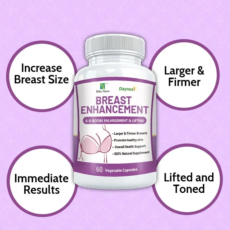 

2 bottles Breast enhancement capsule fuller and firmer breasts, strong blood circulation to enrich the figure, health food