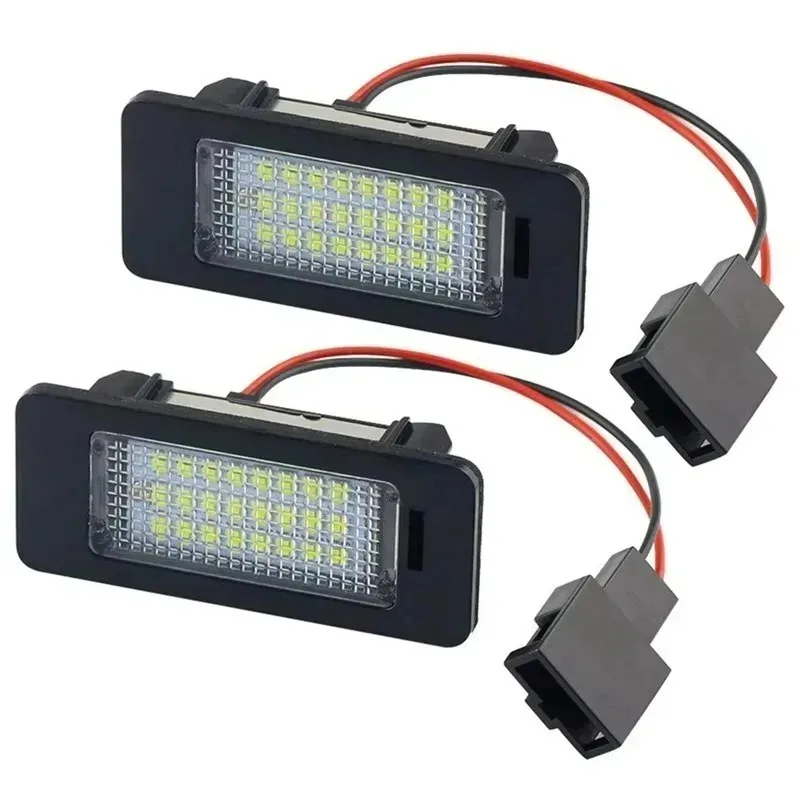 

Car Canbus Error Free LED License 2PCS A1 A4 B8 4D 5D A5 S5 2D 5D A6 S6 for VW Golf Passat Led Number Lamp