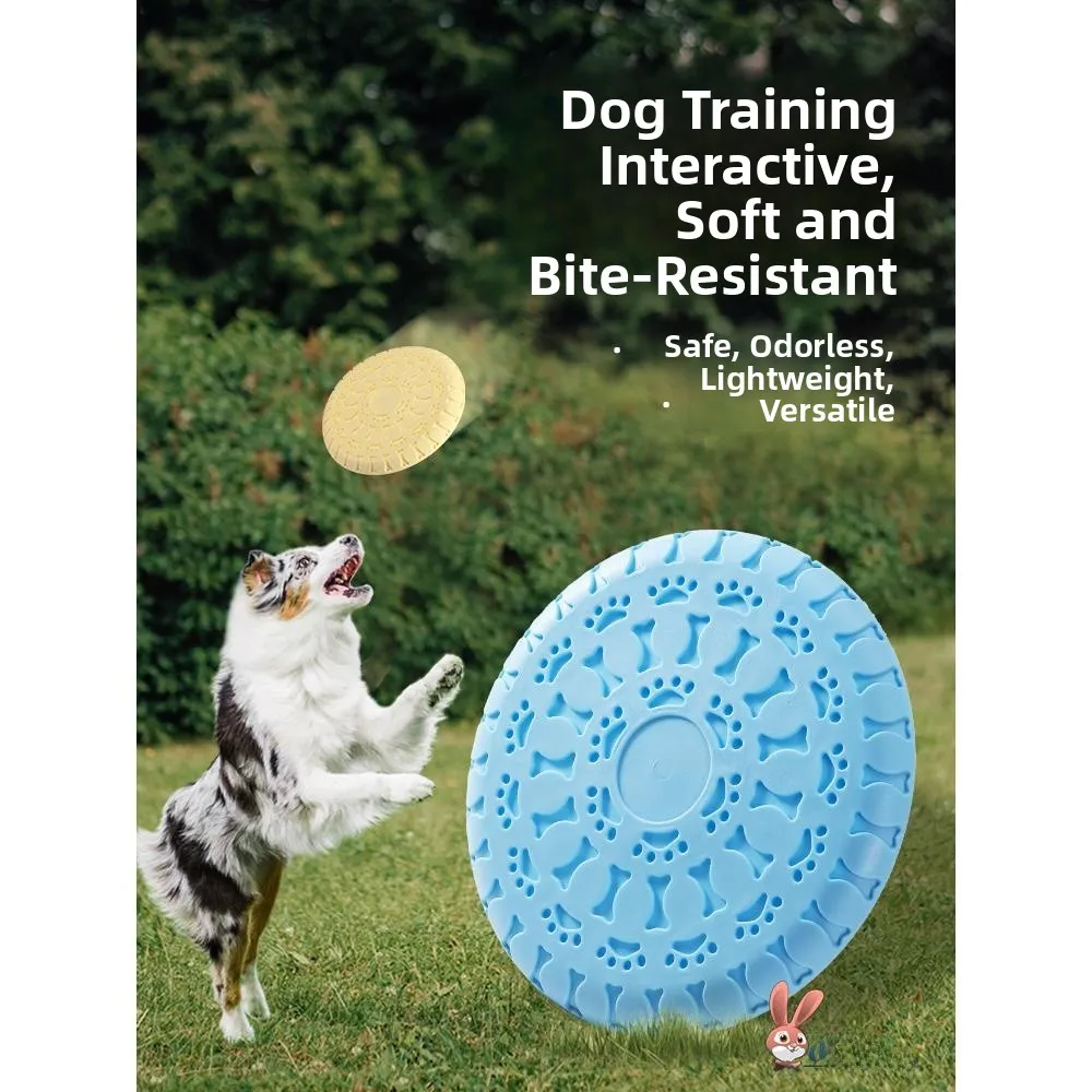 

Прочная игрушка для дрессировки собак средних и мелких пород: бордер-колли, золотистый ретривер. Мягкий, разрываемый фрисби для тренировок питомцев.