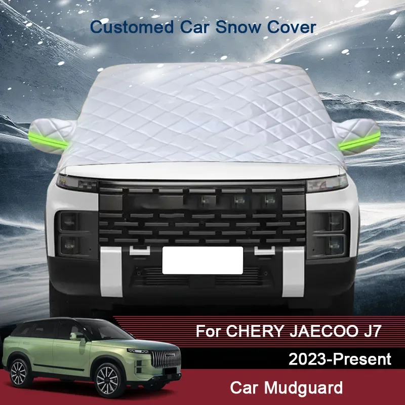 

Car Snow Shield Frost Prevention Frost Prevention Front Windshield Sunshade Thickened Snow Shield For CHERY JAECOO J7 2023 -2025