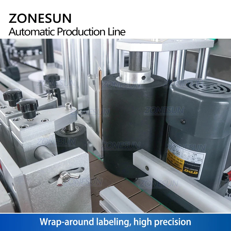 Zonesun ZS-FAL180A8 completo automático líquido suco de água garrafa de óleo essencial enchimento tampando e máquina rotulagem linha