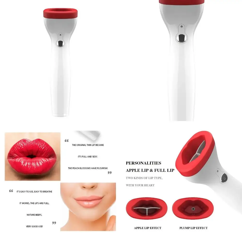 Enhance Your Lips with this Stunning Beauty Product - Compact White Lip Beauty Plumper Instrument for Daily Life, Providing a Fl