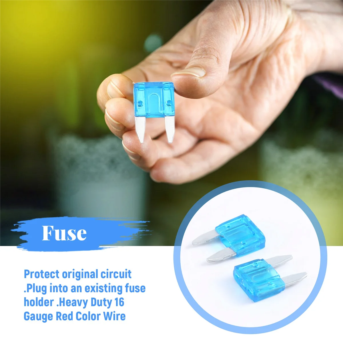 10 Pack - 12V Car Add-a-circuit Fuse TAP Adapter Mini ATM Blade Fuse Holder