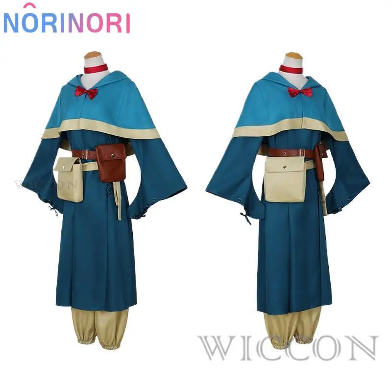 Marcille Donato Cosplay Anime Delicious in Dungeon Cosplay Costume Uniform Cloak Dress Wig Set Party Role Play Outfit for Women image 4