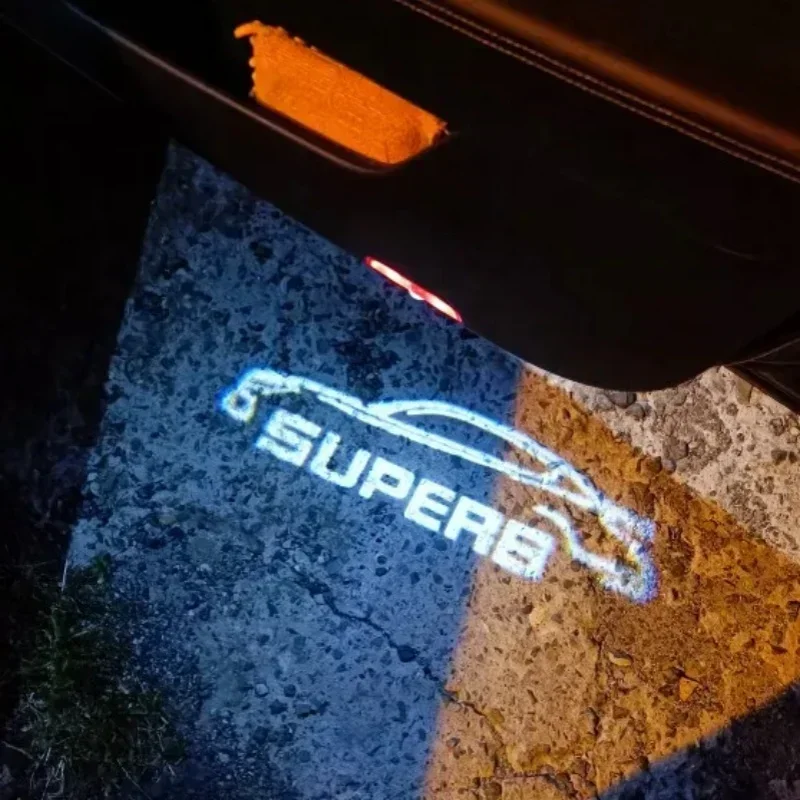 

2PC Car Door Welcome Logo Lights Courtesy Projector Lamp for Skoda Superb 2 MK2 Superb 3 2009-2024 Car Accessories Decoration
