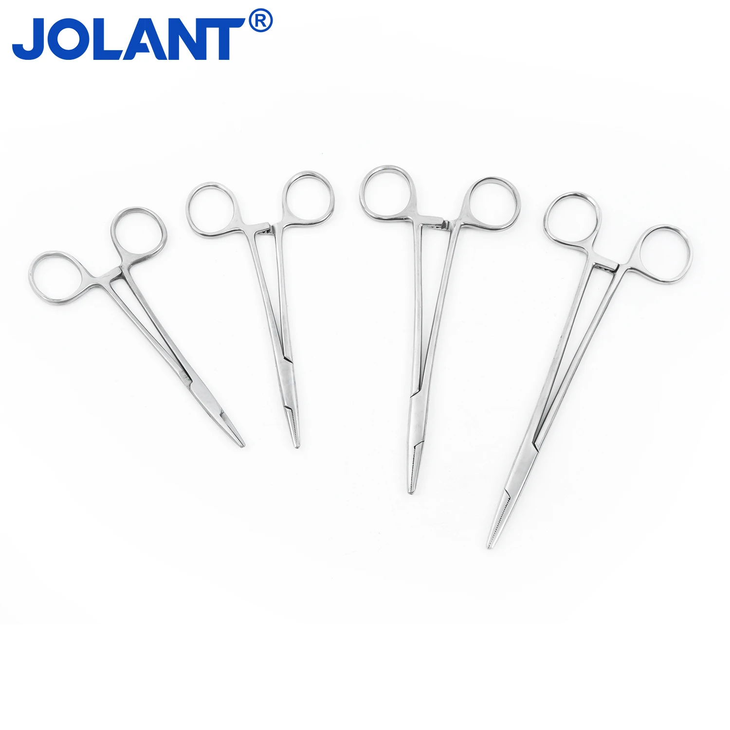 JOLANT Stainless Steel 12.5/14/16/18cm Medical Dental Surgical Needle Holder Hemostatic Forceps Clamp Straight Surgical Tool