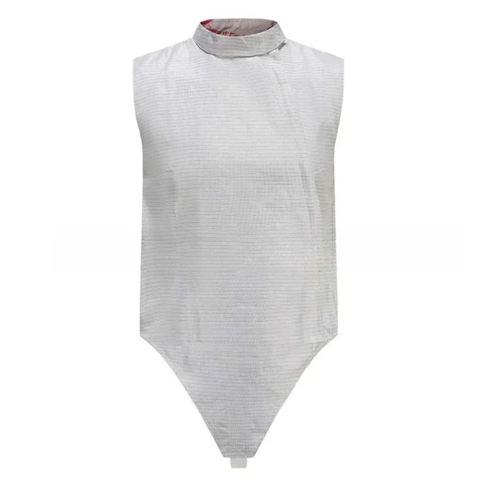 Stable Trigger Scoring Vest Fencing Vest Silver Fencing Lame Jacket Facilitates Wire Connection Suitable For Competition