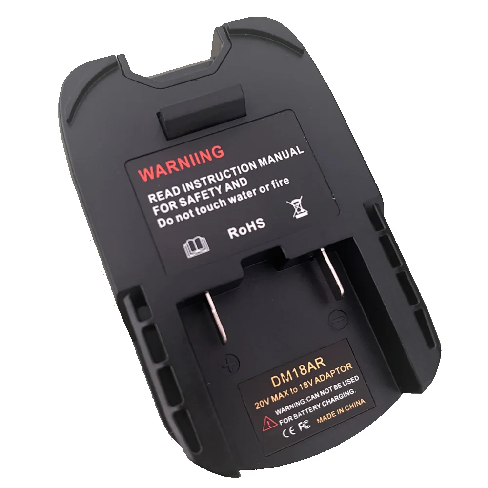 Imagem -03 - Conversor Adaptador de Bateria para Dewalt Milwaukee 18v 20v Li-ion Battery Converter para Ridgid Aeg 18v Furadeira Elétrica