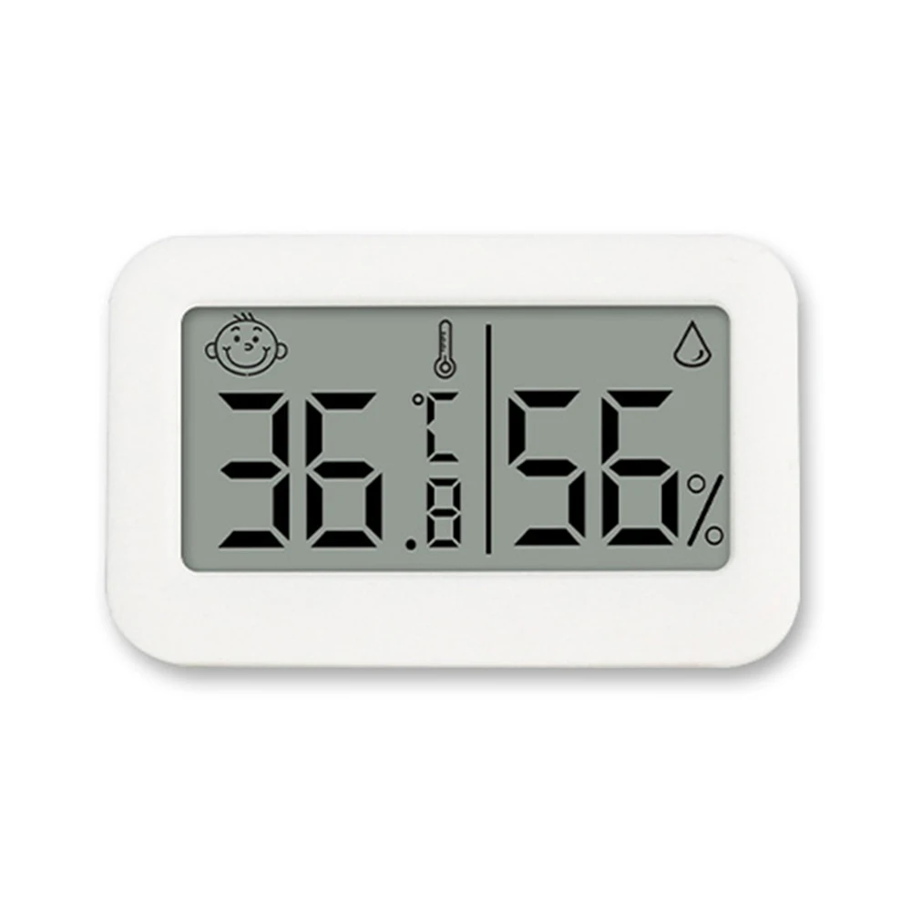 Mini Digital Thermometer Hygrometer LCD Display Temperature Humidity Meter Sensor Indoor Room Weather Gauge Tools