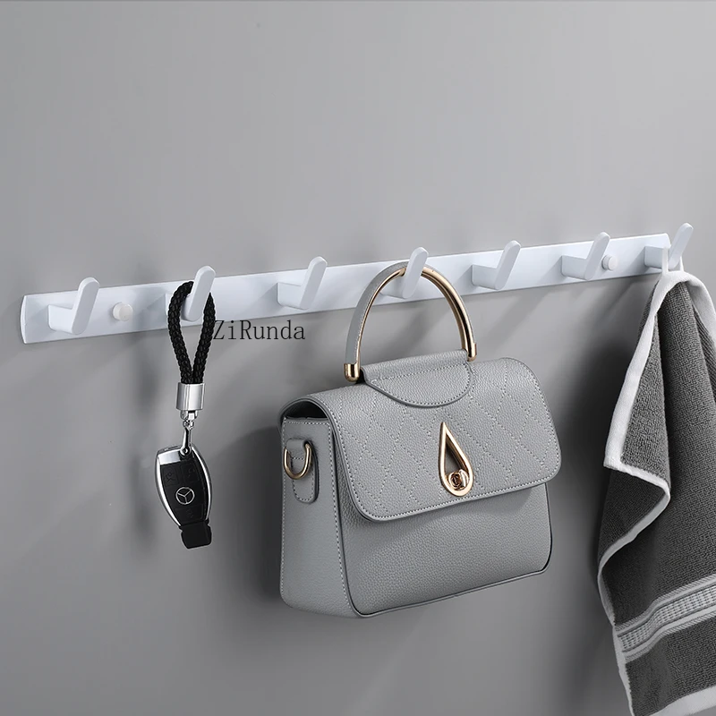 *No punching clotheshook, space aluminum clotheshook, bedroom clotheshook, door hook