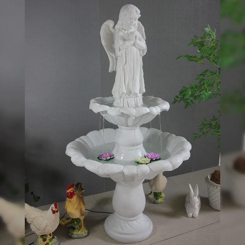 

Large European-style running water fountain living room sculpture household bag rockery fish pond courtyard water feature garden