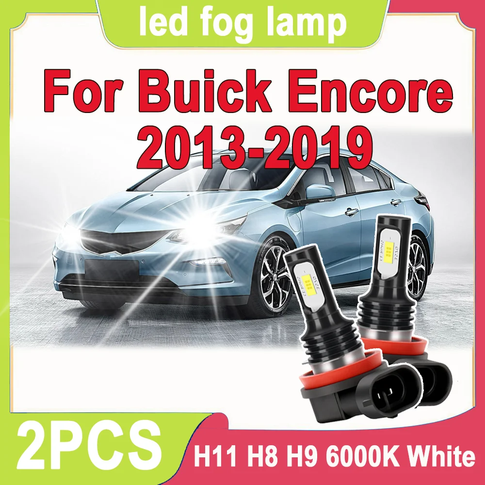 

2X H8 H9 H11 20000LM Светодиодная противотуманная лампа автомобиля Супер яркая 6000K Автоматическая противотуманная фара для Buick Encore 2013 2014 2015 2016 2017 2018 2019