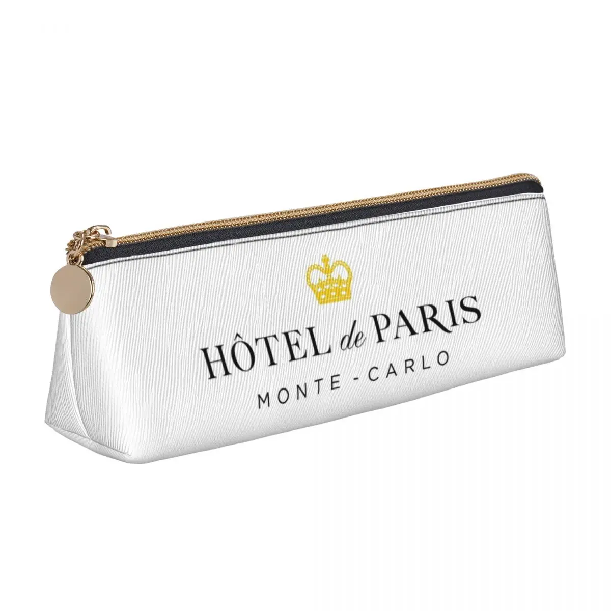 Hotel De Paris Monte Carlo Federmäppchen für Studenten, Geschenke, großes Fassungsvermögen, Stiftbox, Bleistiftbeutel, Schreibwaren, Stifthalter, Tasche