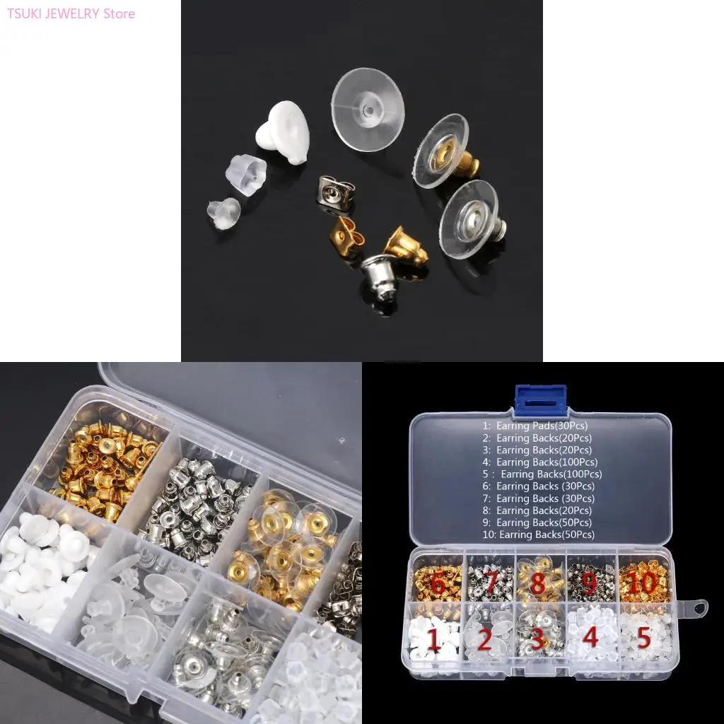 

62KE 1 комплект, металлические серьги на спине, защитная пробка для пуль, ювелирные детали, пробки для ушей