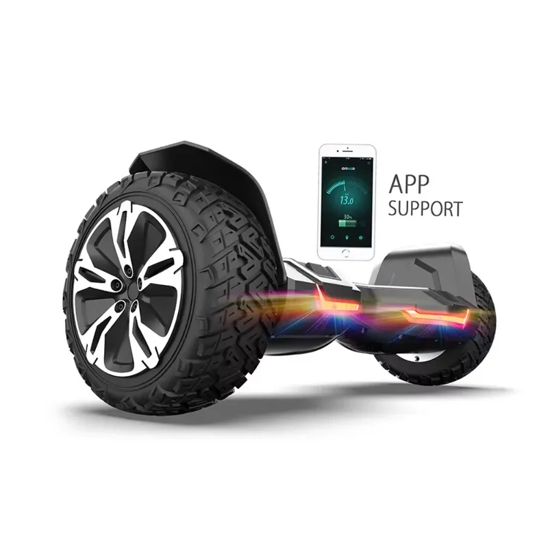 New Cool Lighting Electric Balance Scooter with LED Music Light Electric Suspension Skateboard Scooter