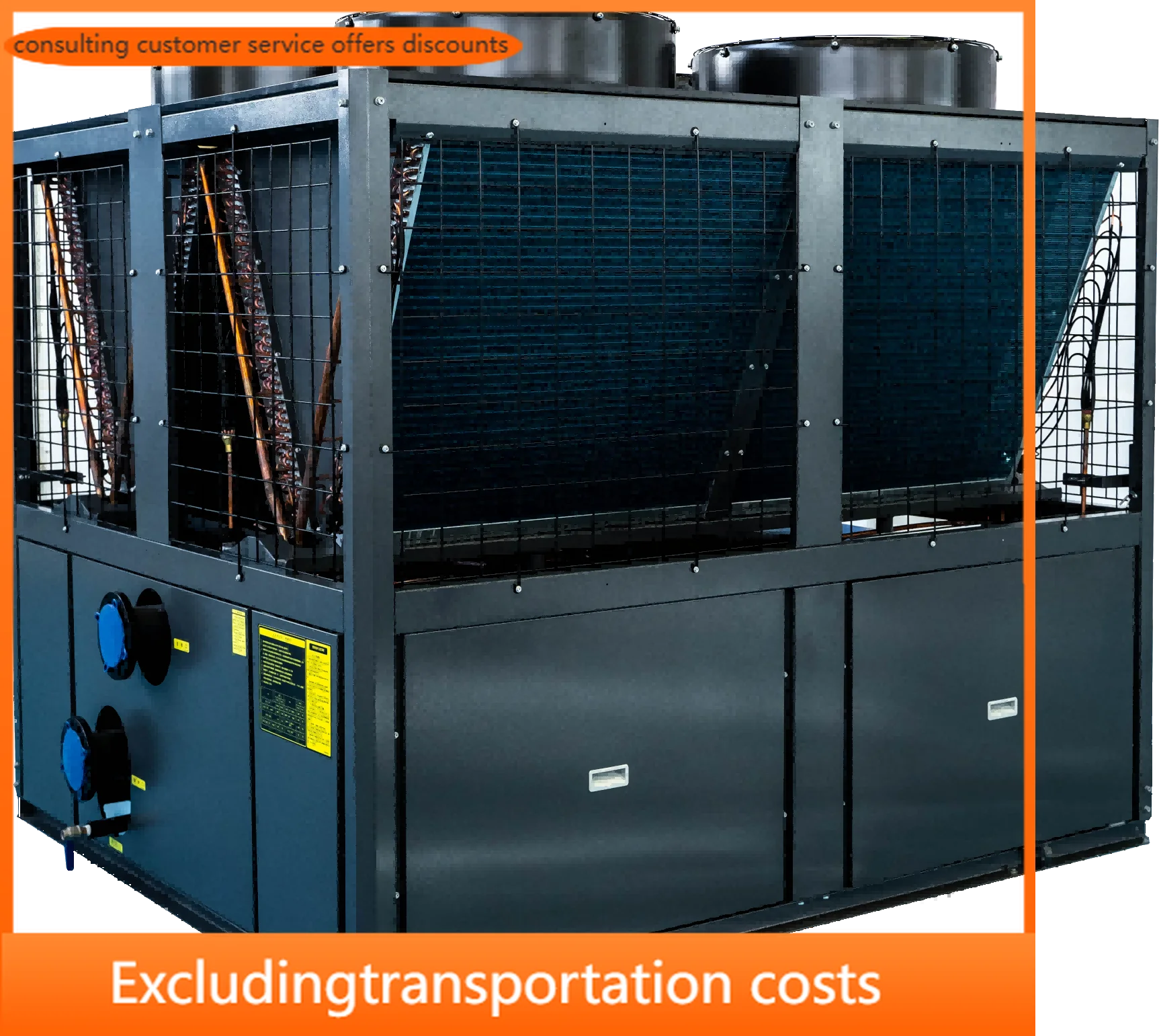 Commercial Full DC Cooling Capacity 40kw 80kw 120kw 160kw Ultra-low Temperature Variable Frequency air Source Heat Pump