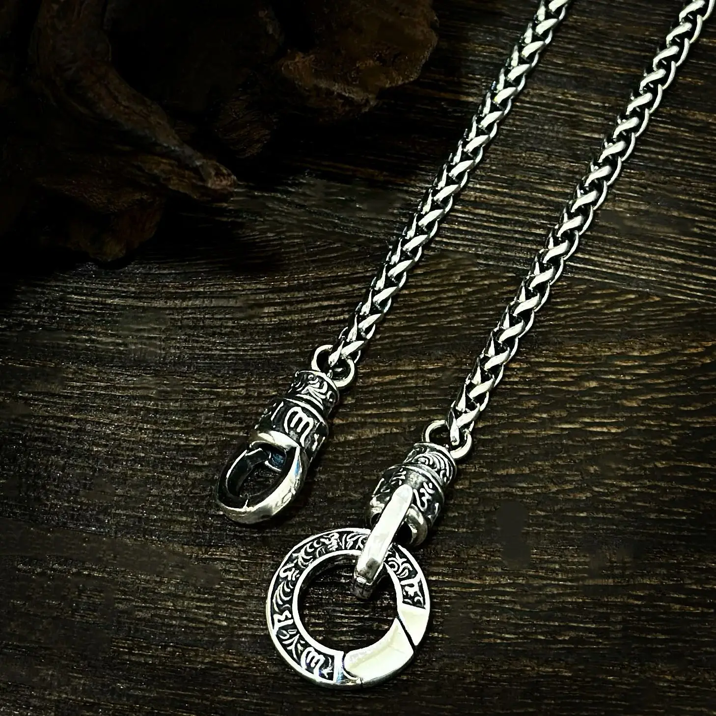 925 Silber Schleifenanhänger Hochwertige Retro-Halskette für Damen Mode Hochzeit Party Charm Sterling Silber Schmuck – Detail 7