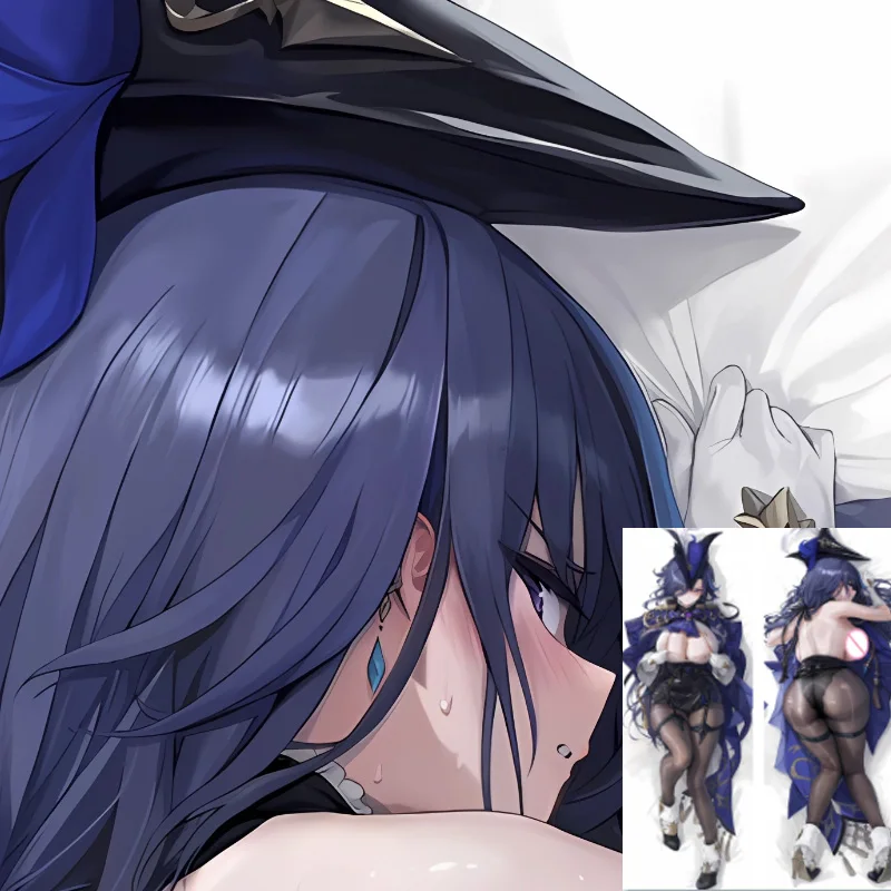 

DIY Customized Dakimakura Anime Clorinde Pillowcase Double-sided Print Hugging Body Decorative Pillow Cover Case Dropshipping