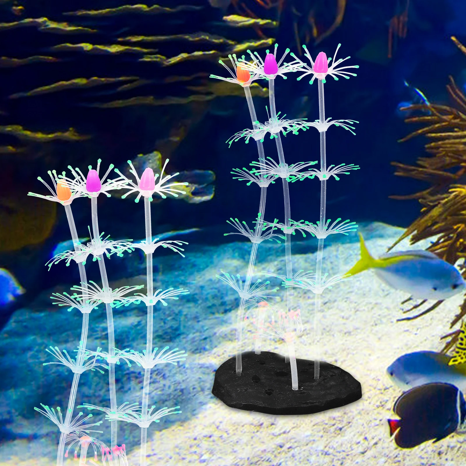 

Simulated Coral Ornaments Aquarium Decor Artificial Plants Kelp Accessories Fish Tank Enhancement Realistic Effect