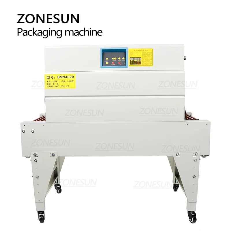 ZONESUN Heat Shrink Film Wrapping Machine Packaging Cosmetics Book Food CD Cookie Card Packing Machine