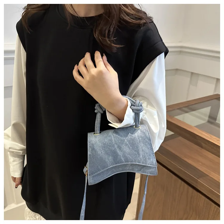 Fashion Women's Shoulder Bag Pure Color Crossbody Phone Bag Simple Casual Diagonal Bag Small Square Bags for Autumn Bolsos