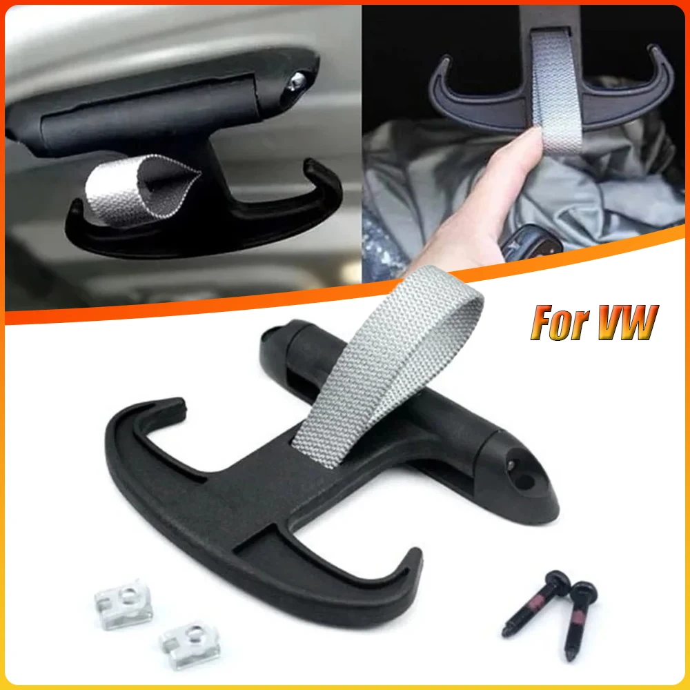 

Крючок для багажника, держатель-вешалка для VW VOLKSWAGEN Passat Jetta Audi A4, черные автомобильные крючки