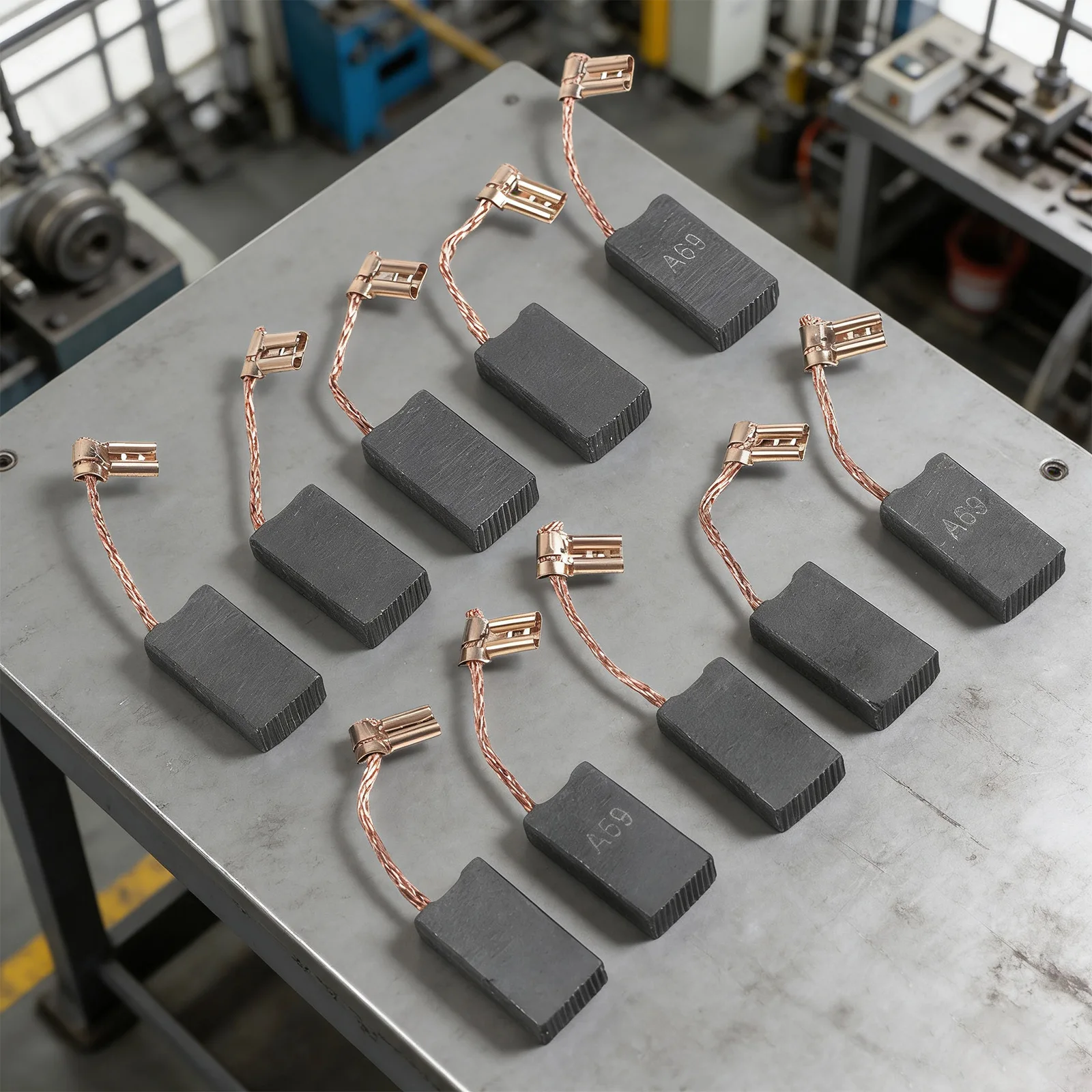 

Высококачественные угольные щетки для Bosch, сменный набор, долговечные, практичные, 10 шт., A69, примерно 6,1 см.